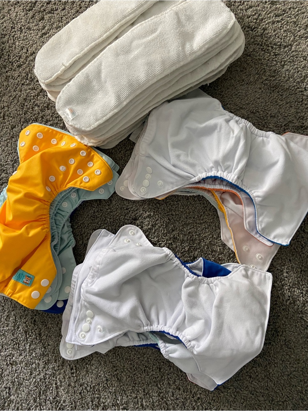 Newborn diapers and inserts